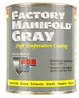 POR-15 FACTORY MANIFOLD GRAY PAINT